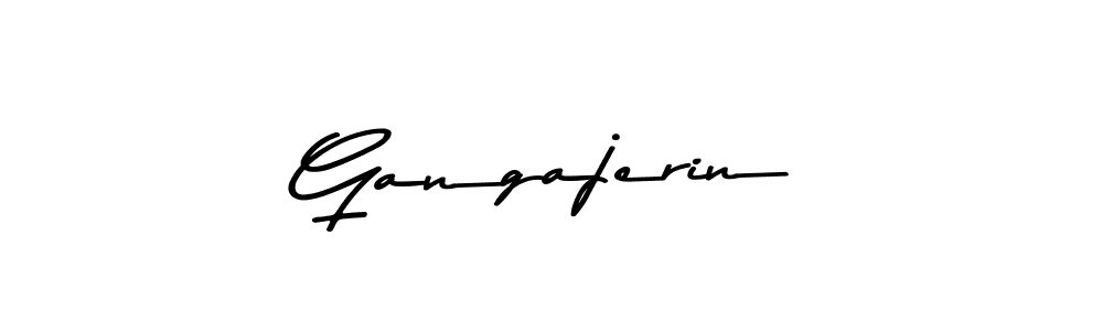 Here are the top 10 professional signature styles for the name Gangajerin. These are the best autograph styles you can use for your name. Gangajerin signature style 9 images and pictures png