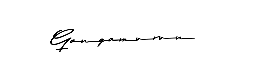 Make a beautiful signature design for name Gangamurun. With this signature (Asem Kandis PERSONAL USE) style, you can create a handwritten signature for free. Gangamurun signature style 9 images and pictures png
