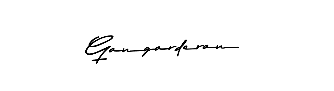 Use a signature maker to create a handwritten signature online. With this signature software, you can design (Asem Kandis PERSONAL USE) your own signature for name Gangarderan. Gangarderan signature style 9 images and pictures png