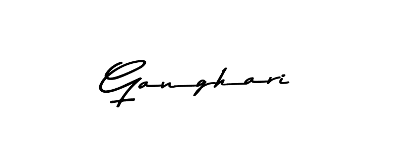 How to make Ganghari name signature. Use Asem Kandis PERSONAL USE style for creating short signs online. This is the latest handwritten sign. Ganghari signature style 9 images and pictures png