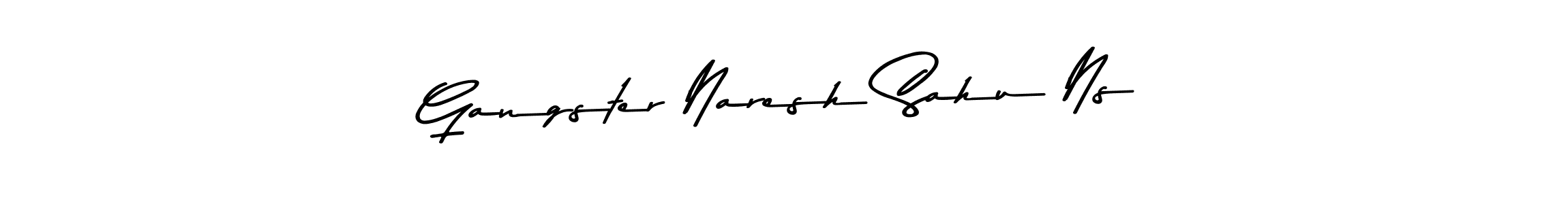 This is the best signature style for the Gangster Naresh Sahu Ns name. Also you like these signature font (Asem Kandis PERSONAL USE). Mix name signature. Gangster Naresh Sahu Ns signature style 9 images and pictures png