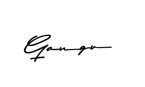 How to make Gangu name signature. Use Asem Kandis PERSONAL USE style for creating short signs online. This is the latest handwritten sign. Gangu signature style 9 images and pictures png