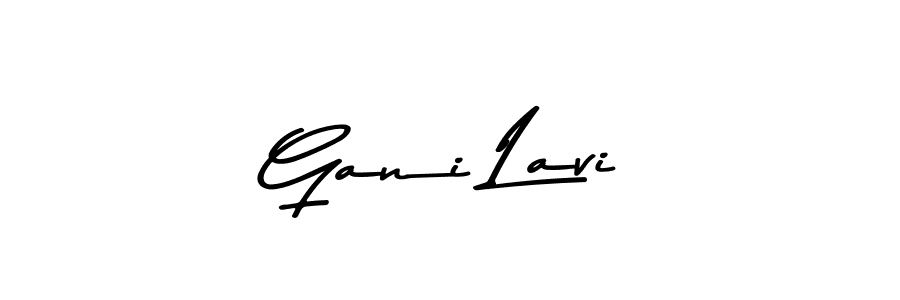 Similarly Asem Kandis PERSONAL USE is the best handwritten signature design. Signature creator online .You can use it as an online autograph creator for name Gani Lavi. Gani Lavi signature style 9 images and pictures png