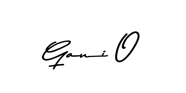 Design your own signature with our free online signature maker. With this signature software, you can create a handwritten (Asem Kandis PERSONAL USE) signature for name Gani O. Gani O signature style 9 images and pictures png