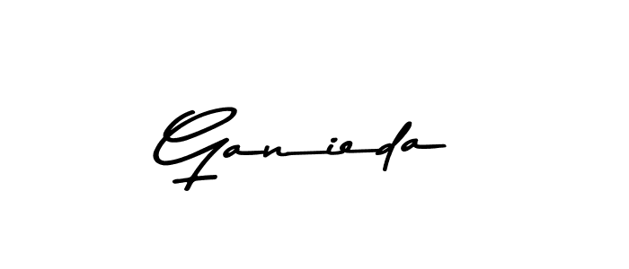 Use a signature maker to create a handwritten signature online. With this signature software, you can design (Asem Kandis PERSONAL USE) your own signature for name Ganieda. Ganieda signature style 9 images and pictures png