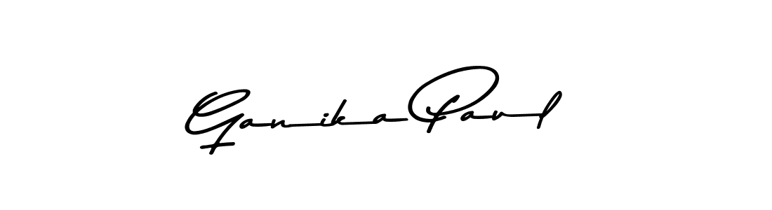 Also You can easily find your signature by using the search form. We will create Ganika Paul name handwritten signature images for you free of cost using Asem Kandis PERSONAL USE sign style. Ganika Paul signature style 9 images and pictures png