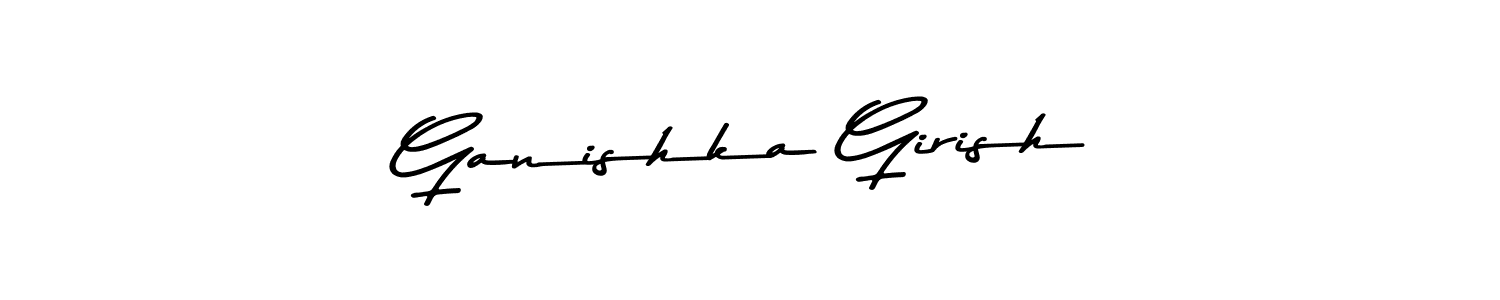 Also we have Ganishka Girish name is the best signature style. Create professional handwritten signature collection using Asem Kandis PERSONAL USE autograph style. Ganishka Girish signature style 9 images and pictures png