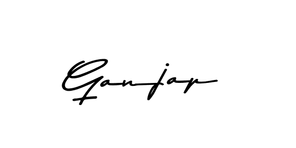 Similarly Asem Kandis PERSONAL USE is the best handwritten signature design. Signature creator online .You can use it as an online autograph creator for name Ganjap. Ganjap signature style 9 images and pictures png