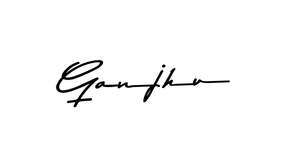 How to make Ganjhu name signature. Use Asem Kandis PERSONAL USE style for creating short signs online. This is the latest handwritten sign. Ganjhu signature style 9 images and pictures png