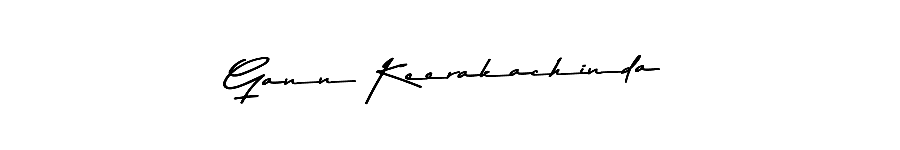 Use a signature maker to create a handwritten signature online. With this signature software, you can design (Asem Kandis PERSONAL USE) your own signature for name Gann Keerakachinda. Gann Keerakachinda signature style 9 images and pictures png