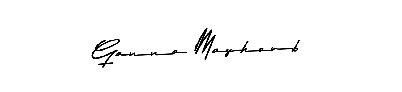 How to Draw Ganna Mayhoub signature style? Asem Kandis PERSONAL USE is a latest design signature styles for name Ganna Mayhoub. Ganna Mayhoub signature style 9 images and pictures png