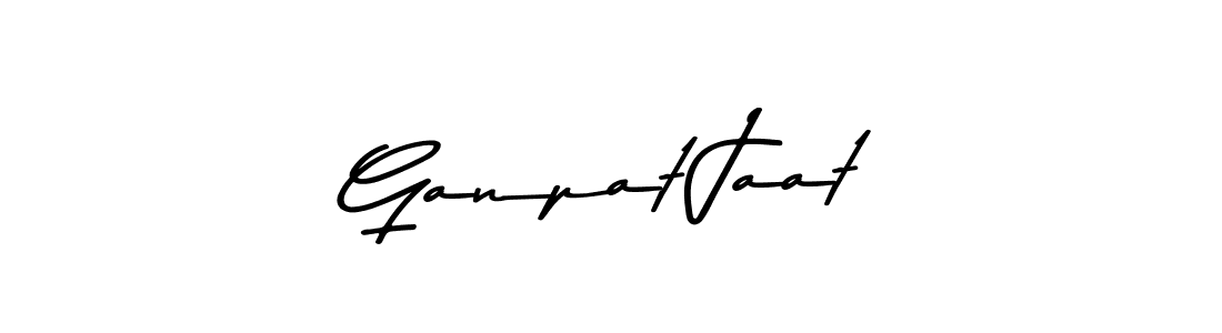 Design your own signature with our free online signature maker. With this signature software, you can create a handwritten (Asem Kandis PERSONAL USE) signature for name Ganpat Jaat. Ganpat Jaat signature style 9 images and pictures png