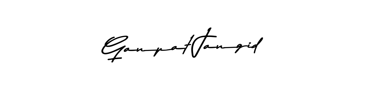 Make a beautiful signature design for name Ganpat Jangid. Use this online signature maker to create a handwritten signature for free. Ganpat Jangid signature style 9 images and pictures png
