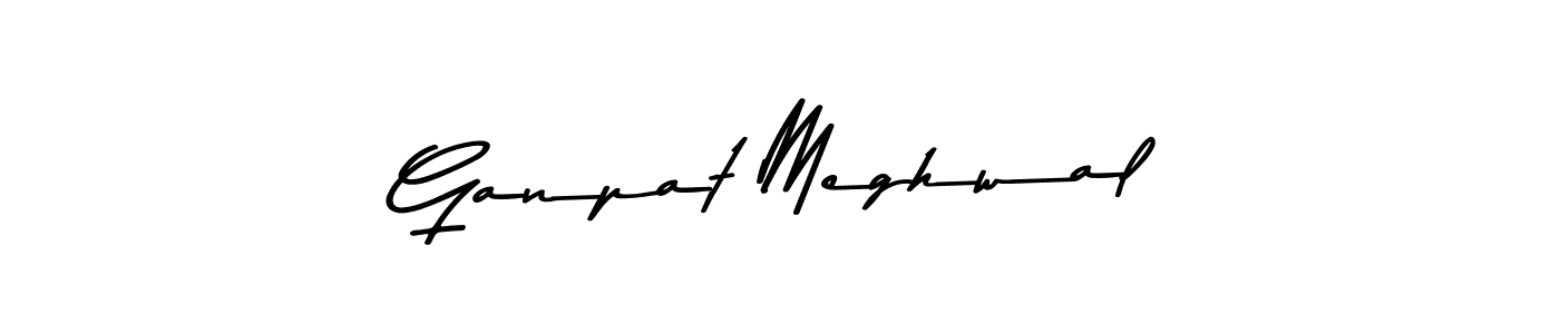 if you are searching for the best signature style for your name Ganpat Meghwal. so please give up your signature search. here we have designed multiple signature styles  using Asem Kandis PERSONAL USE. Ganpat Meghwal signature style 9 images and pictures png