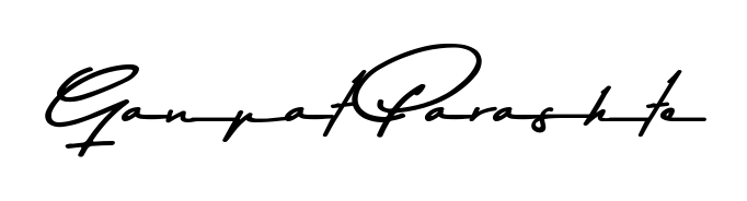 Create a beautiful signature design for name Ganpat Parashte. With this signature (Asem Kandis PERSONAL USE) fonts, you can make a handwritten signature for free. Ganpat Parashte signature style 9 images and pictures png