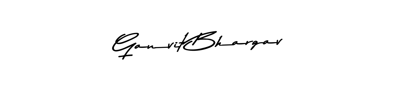 How to make Ganvit Bhargav signature? Asem Kandis PERSONAL USE is a professional autograph style. Create handwritten signature for Ganvit Bhargav name. Ganvit Bhargav signature style 9 images and pictures png