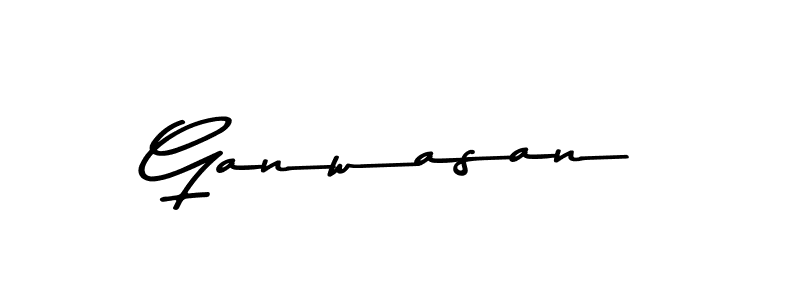 if you are searching for the best signature style for your name Ganwasan. so please give up your signature search. here we have designed multiple signature styles  using Asem Kandis PERSONAL USE. Ganwasan signature style 9 images and pictures png