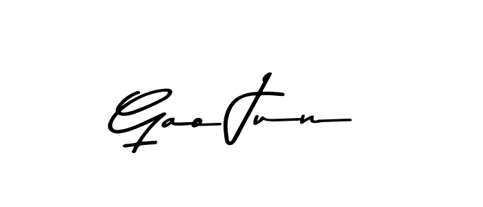 Create a beautiful signature design for name Gao Jun. With this signature (Asem Kandis PERSONAL USE) fonts, you can make a handwritten signature for free. Gao Jun signature style 9 images and pictures png