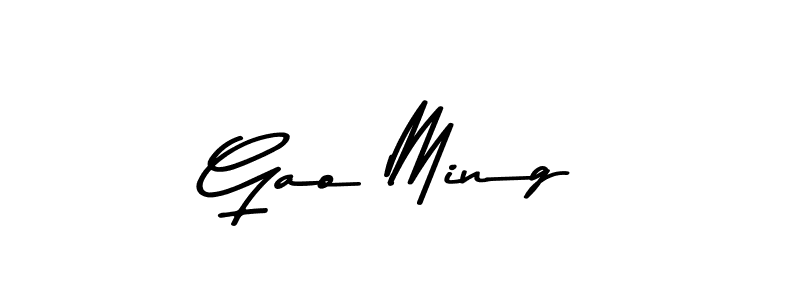 Also we have Gao Ming name is the best signature style. Create professional handwritten signature collection using Asem Kandis PERSONAL USE autograph style. Gao Ming signature style 9 images and pictures png