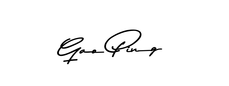 How to Draw Gao Ping signature style? Asem Kandis PERSONAL USE is a latest design signature styles for name Gao Ping. Gao Ping signature style 9 images and pictures png