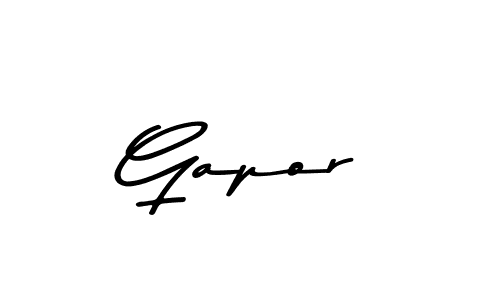 Similarly Asem Kandis PERSONAL USE is the best handwritten signature design. Signature creator online .You can use it as an online autograph creator for name Gapor. Gapor signature style 9 images and pictures png