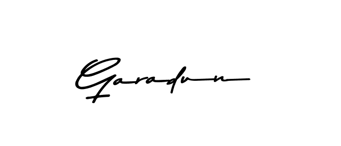 How to make Garadun signature? Asem Kandis PERSONAL USE is a professional autograph style. Create handwritten signature for Garadun name. Garadun signature style 9 images and pictures png