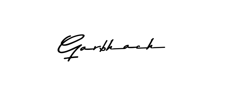 How to make Garbhach name signature. Use Asem Kandis PERSONAL USE style for creating short signs online. This is the latest handwritten sign. Garbhach signature style 9 images and pictures png