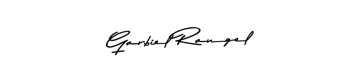 Garbiel Rangel stylish signature style. Best Handwritten Sign (Asem Kandis PERSONAL USE) for my name. Handwritten Signature Collection Ideas for my name Garbiel Rangel. Garbiel Rangel signature style 9 images and pictures png