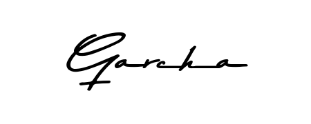 Garcha stylish signature style. Best Handwritten Sign (Asem Kandis PERSONAL USE) for my name. Handwritten Signature Collection Ideas for my name Garcha. Garcha signature style 9 images and pictures png