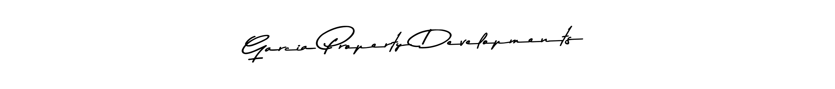 Design your own signature with our free online signature maker. With this signature software, you can create a handwritten (Asem Kandis PERSONAL USE) signature for name Garcia Property Developments. Garcia Property Developments signature style 9 images and pictures png