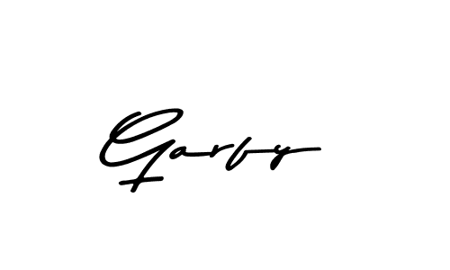 You should practise on your own different ways (Asem Kandis PERSONAL USE) to write your name (Garfy) in signature. don't let someone else do it for you. Garfy signature style 9 images and pictures png