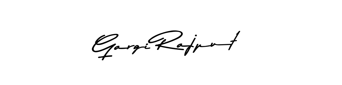 Design your own signature with our free online signature maker. With this signature software, you can create a handwritten (Asem Kandis PERSONAL USE) signature for name Gargi Rajput. Gargi Rajput signature style 9 images and pictures png