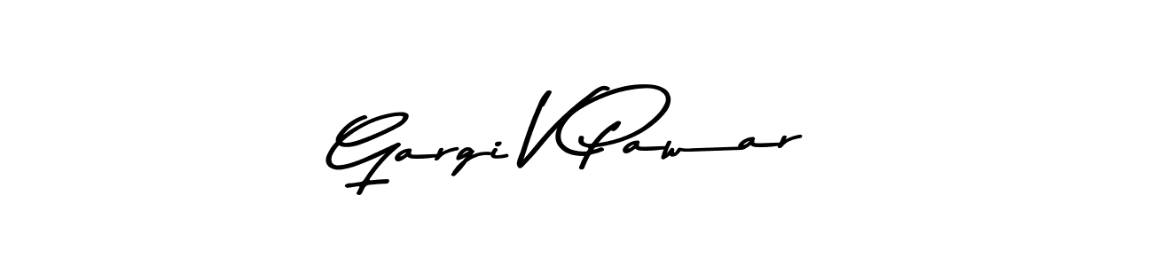 You should practise on your own different ways (Asem Kandis PERSONAL USE) to write your name (Gargi V Pawar) in signature. don't let someone else do it for you. Gargi V Pawar signature style 9 images and pictures png
