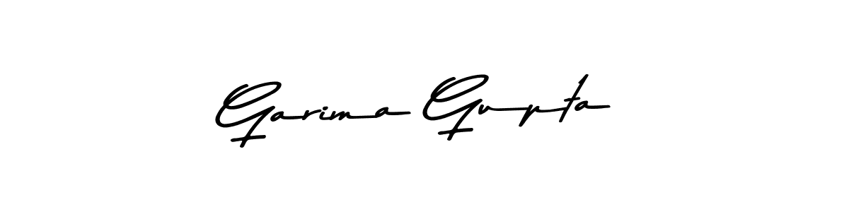 How to make Garima Gupta name signature. Use Asem Kandis PERSONAL USE style for creating short signs online. This is the latest handwritten sign. Garima Gupta signature style 9 images and pictures png