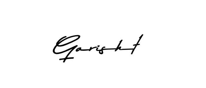 Similarly Asem Kandis PERSONAL USE is the best handwritten signature design. Signature creator online .You can use it as an online autograph creator for name Garisht. Garisht signature style 9 images and pictures png