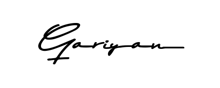 Practice writing Gariyan with the flow of Asem Kandis PERSONAL USE lettering. A fantastic source of inspiration for developing your personal signature style. Gariyan signature style 9 images and pictures png