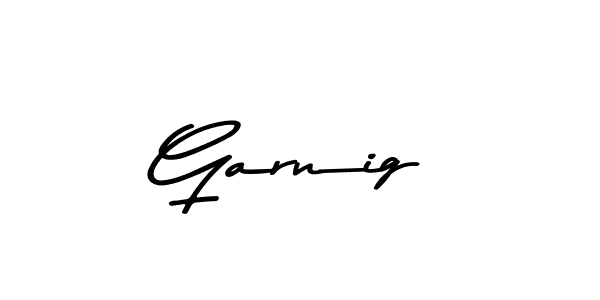 How to make Garnig signature? Asem Kandis PERSONAL USE is a professional autograph style. Create handwritten signature for Garnig name. Garnig signature style 9 images and pictures png