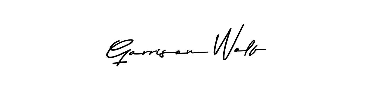 How to make Garrison Wolf signature? Asem Kandis PERSONAL USE is a professional autograph style. Create handwritten signature for Garrison Wolf name. Garrison Wolf signature style 9 images and pictures png