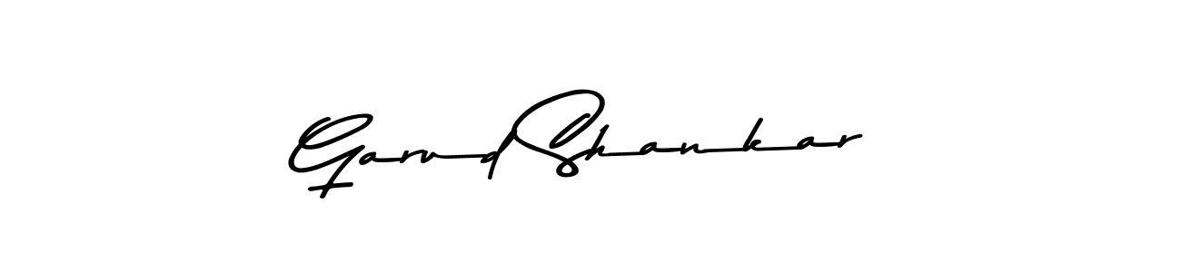 Create a beautiful signature design for name Garud Shankar. With this signature (Asem Kandis PERSONAL USE) fonts, you can make a handwritten signature for free. Garud Shankar signature style 9 images and pictures png