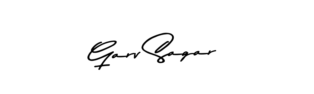 Use a signature maker to create a handwritten signature online. With this signature software, you can design (Asem Kandis PERSONAL USE) your own signature for name Garv Sagar. Garv Sagar signature style 9 images and pictures png