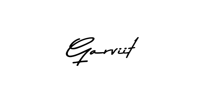 How to make Garviit signature? Asem Kandis PERSONAL USE is a professional autograph style. Create handwritten signature for Garviit name. Garviit signature style 9 images and pictures png
