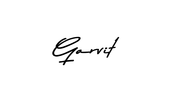 How to make Garvit signature? Asem Kandis PERSONAL USE is a professional autograph style. Create handwritten signature for Garvit name. Garvit signature style 9 images and pictures png