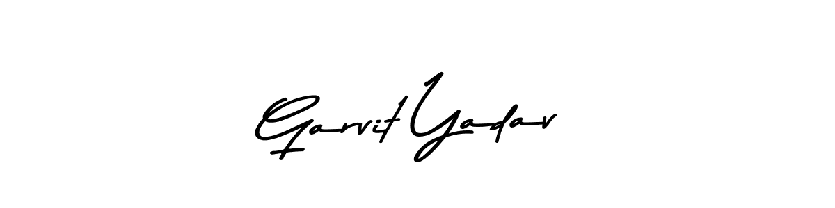 Make a beautiful signature design for name Garvit Yadav. With this signature (Asem Kandis PERSONAL USE) style, you can create a handwritten signature for free. Garvit Yadav signature style 9 images and pictures png