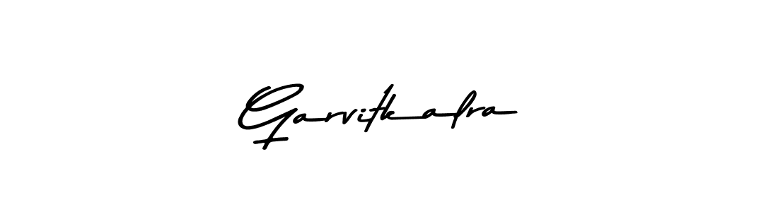 Make a beautiful signature design for name Garvitkalra. With this signature (Asem Kandis PERSONAL USE) style, you can create a handwritten signature for free. Garvitkalra signature style 9 images and pictures png