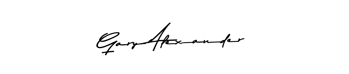 How to make Gary Alexander name signature. Use Asem Kandis PERSONAL USE style for creating short signs online. This is the latest handwritten sign. Gary Alexander signature style 9 images and pictures png