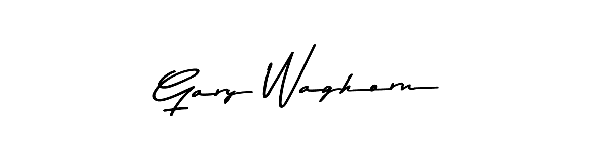 Gary Waghorn stylish signature style. Best Handwritten Sign (Asem Kandis PERSONAL USE) for my name. Handwritten Signature Collection Ideas for my name Gary Waghorn. Gary Waghorn signature style 9 images and pictures png