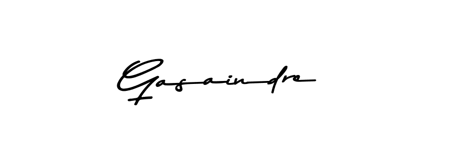 Create a beautiful signature design for name Gasaindre. With this signature (Asem Kandis PERSONAL USE) fonts, you can make a handwritten signature for free. Gasaindre signature style 9 images and pictures png