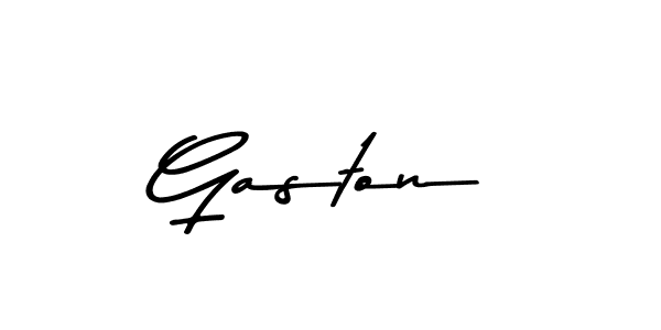 How to make Gaston name signature. Use Asem Kandis PERSONAL USE style for creating short signs online. This is the latest handwritten sign. Gaston signature style 9 images and pictures png