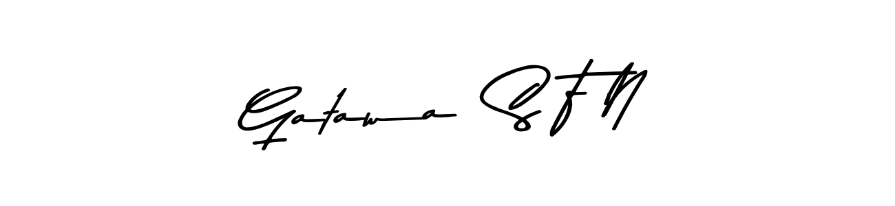 Once you've used our free online signature maker to create your best signature Asem Kandis PERSONAL USE style, it's time to enjoy all of the benefits that Gatawa  S F N name signing documents. Gatawa  S F N signature style 9 images and pictures png