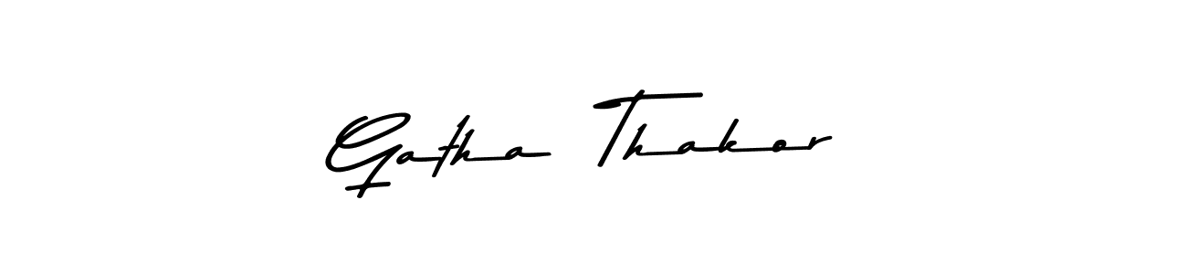 Best and Professional Signature Style for Gatha  Thakor. Asem Kandis PERSONAL USE Best Signature Style Collection. Gatha  Thakor signature style 9 images and pictures png